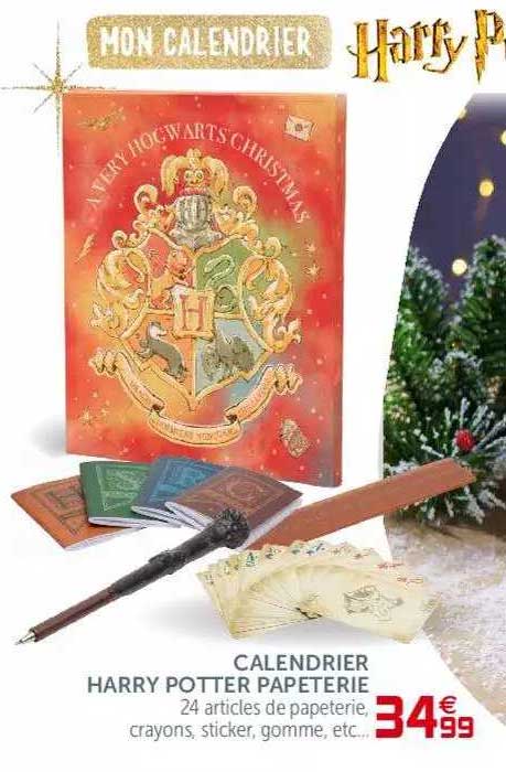 Calendrier Harry Potter Papeterie