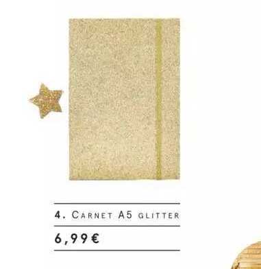 carnet a5 glitter
