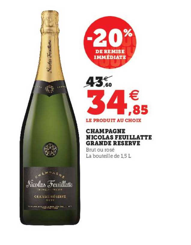 champagne nicolas feuillatte grande réserve