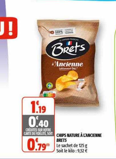 Chips Nature à L'ancienne Brets
