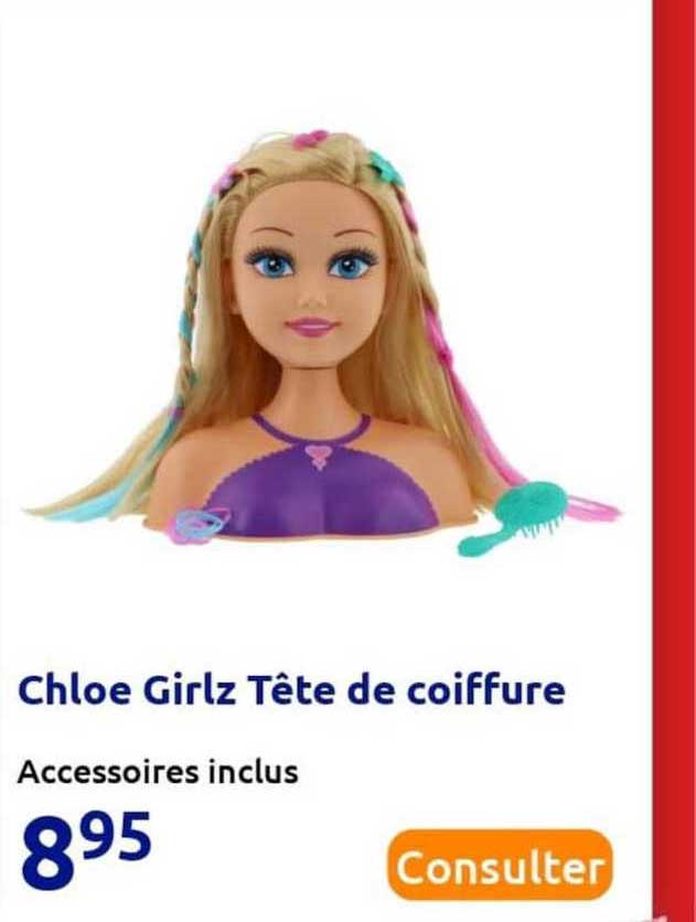 chloé girlz tête de coiffure