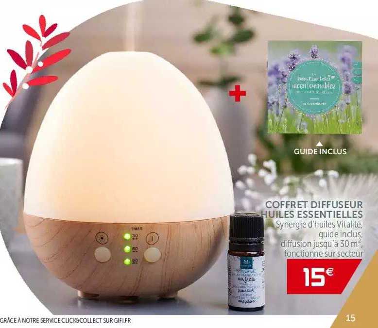 coffret diffuseur huiles essentielles