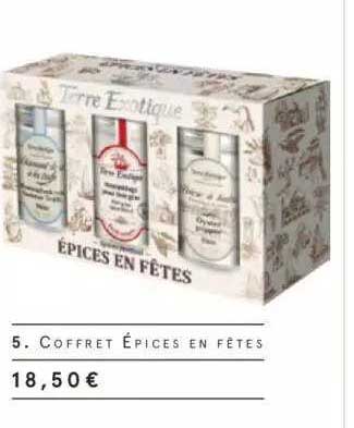 Coffret épices En Fêtes