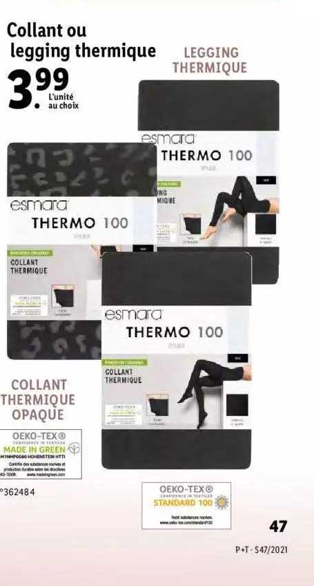 Collant Ou Legging Thermique