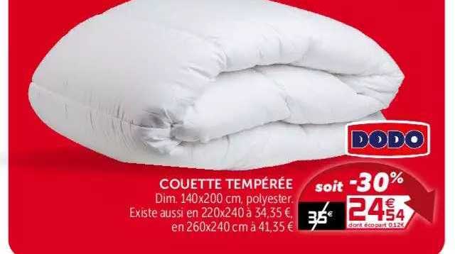 Couette Tempérée Dodo