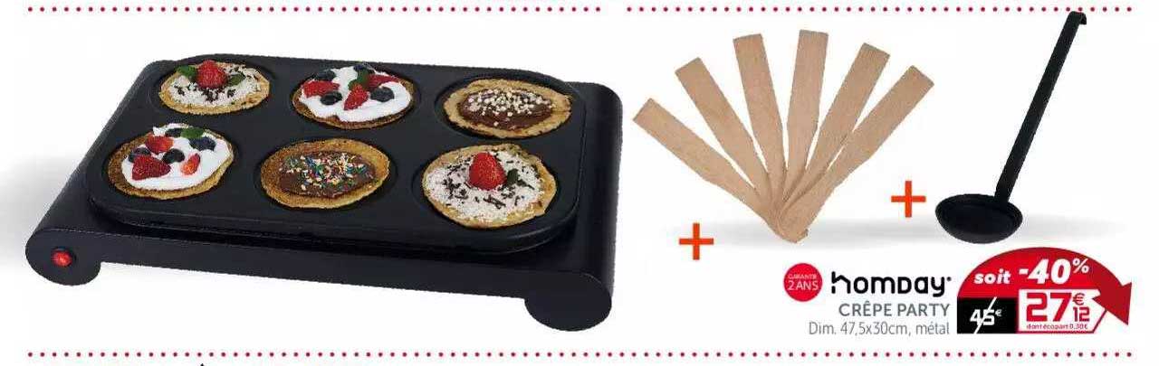 Crêpe Party Homday