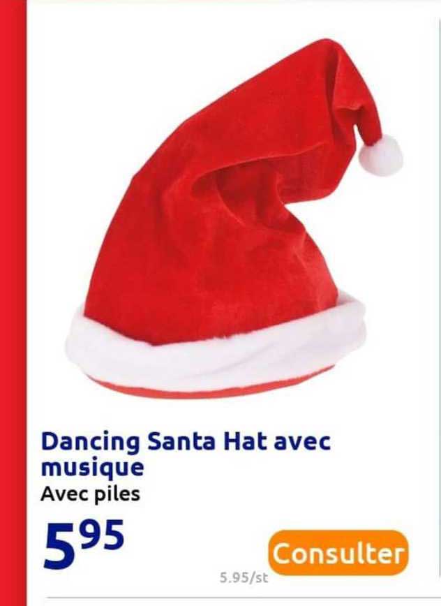 dancing santa hat avec musique