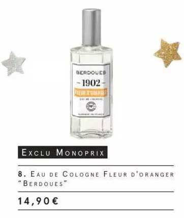 eau de cologne fleur d'oranger "berdoues