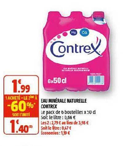 Eau Minérale Naturelle Contrex