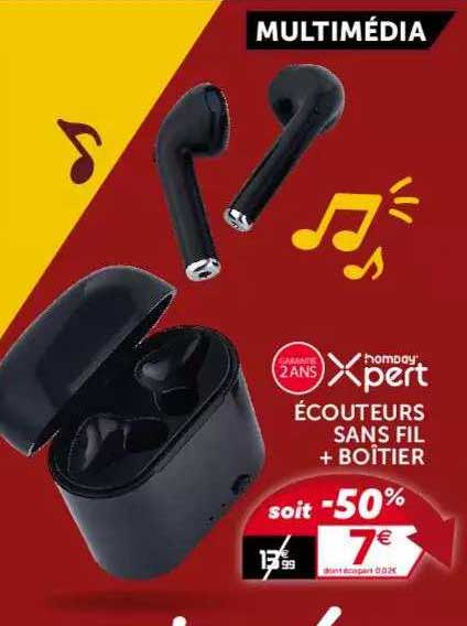 écouteurs Sans Fil + Boîtier