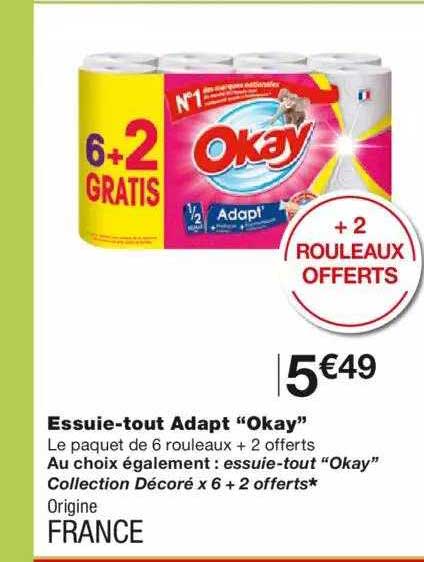 essuie-tout adapt "okay"