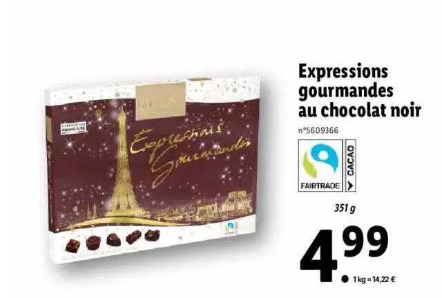 expressions gourmandes au chocolat noir