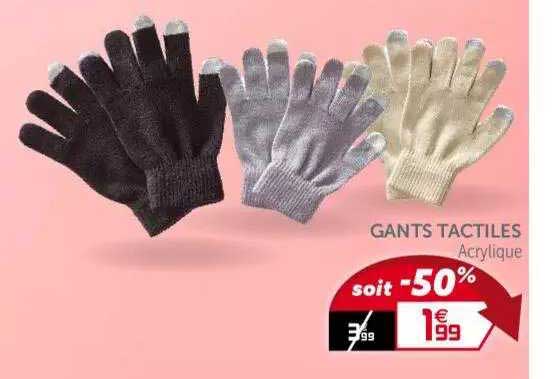 gants tactiles