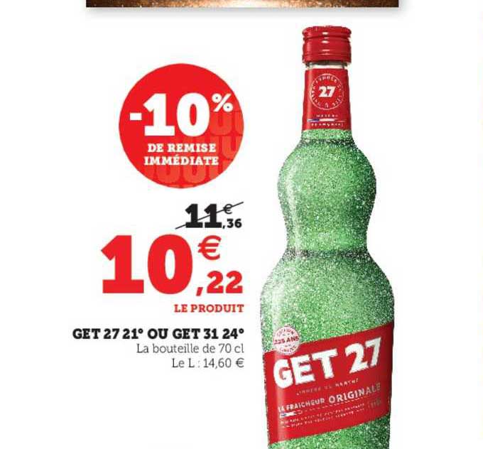 get 27 21° ou get 31 24°