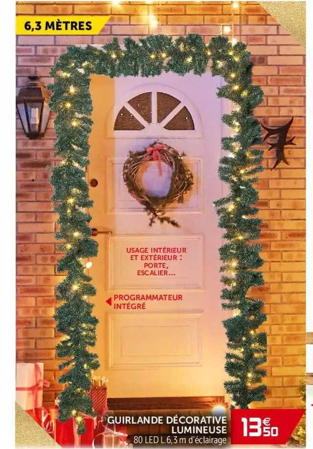 guirlande décorative lumineuse