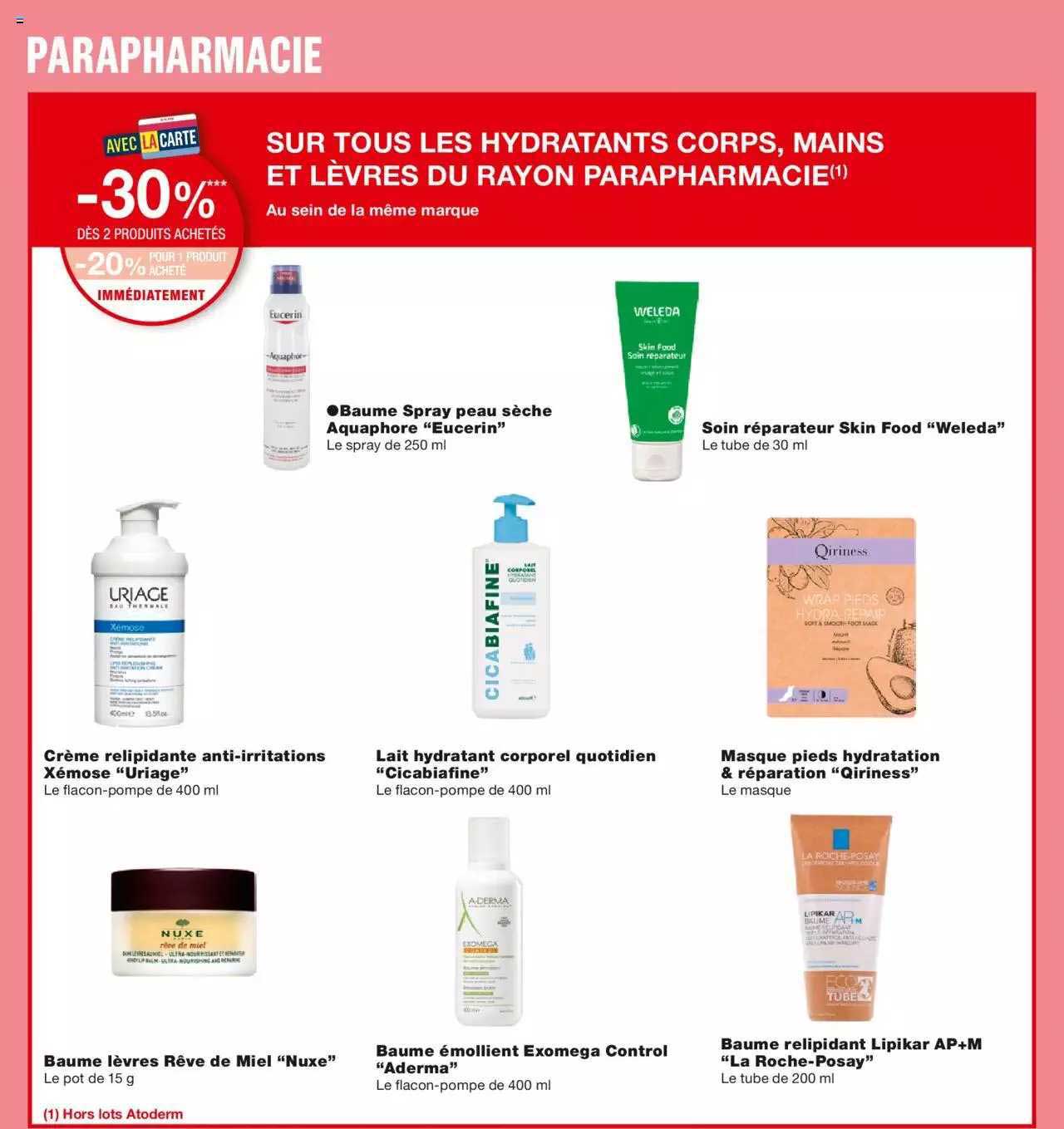 Hydratants Corps, Mains Et Lèvres Du Rayon Parapharmacie