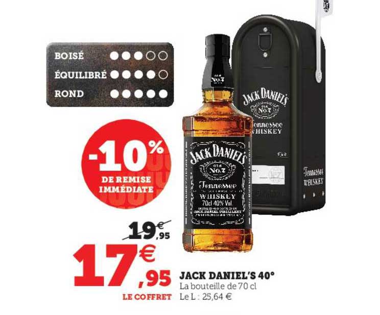 jack daniel's 40°