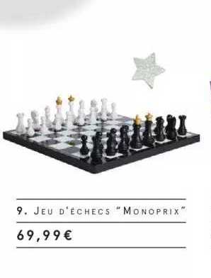 Jeu D'échecs "monoprix"