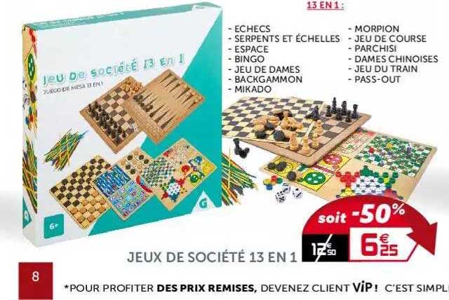 Jeux De Société 13 En 1