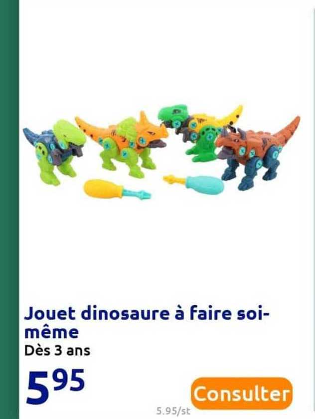 jouet dinosaure à faire soi-même