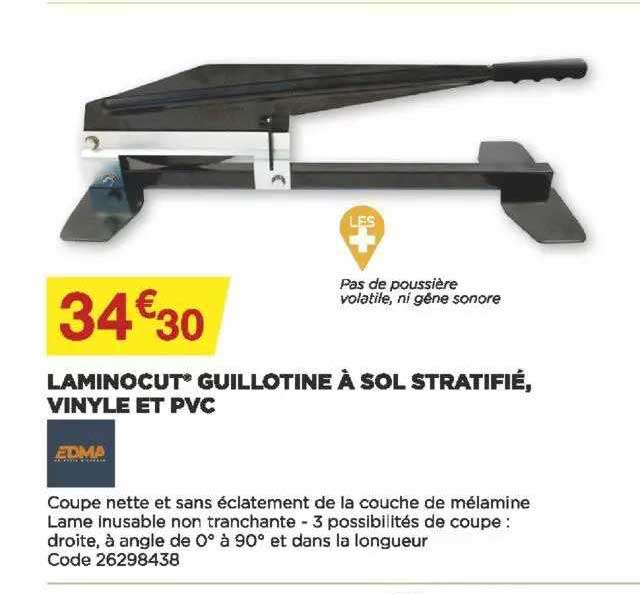 Laminocut Guillotine à Sol Stratifié, Vinyle Et Pvc