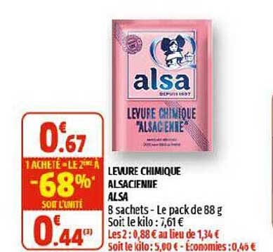 levure chimique alsacienne alsa