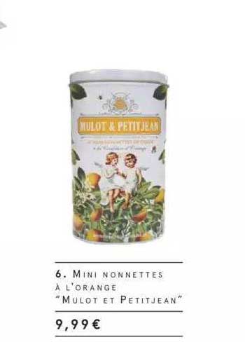 mini nonnettes à l'orange "mulot et petit jean"