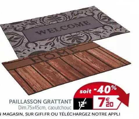 paillasson grattant