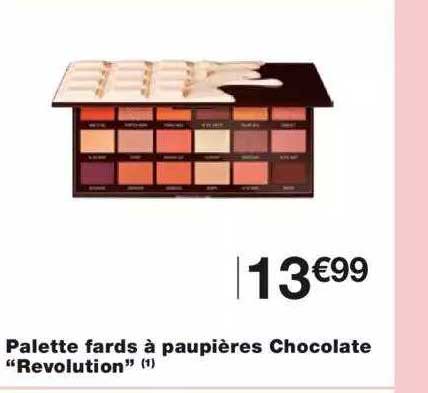 palette fards à paupières chocolate "revolution"