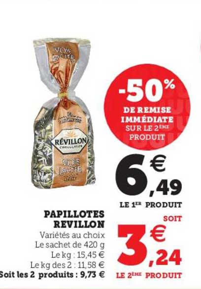 Papillotes Révillon
