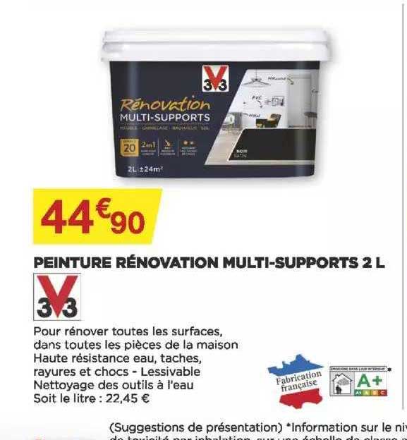 Peinture Rénovation Multi-supports 2 L V33