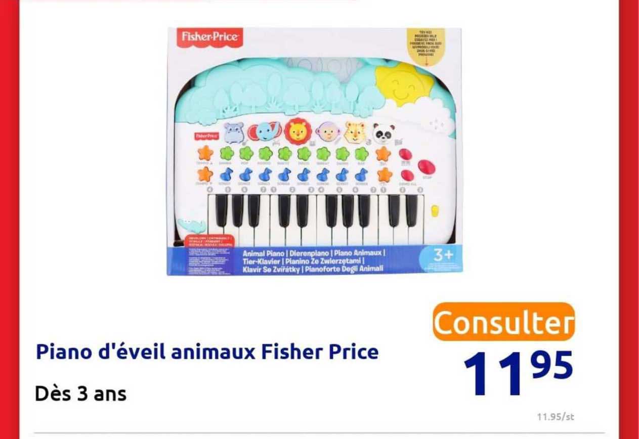 piano d'éveil animaux fisher price