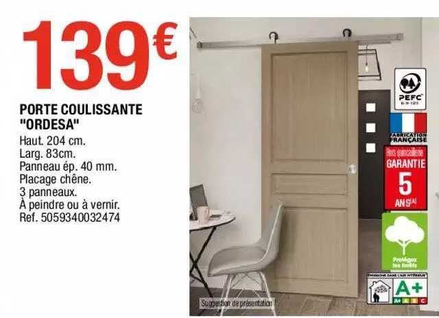 Porte Coulissante "ordesa"