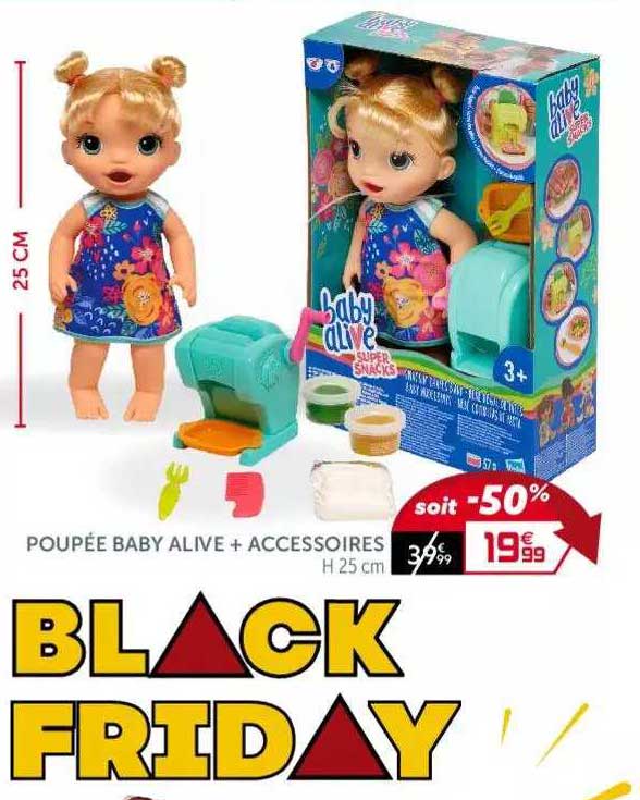 poupée baby alive + accessoires