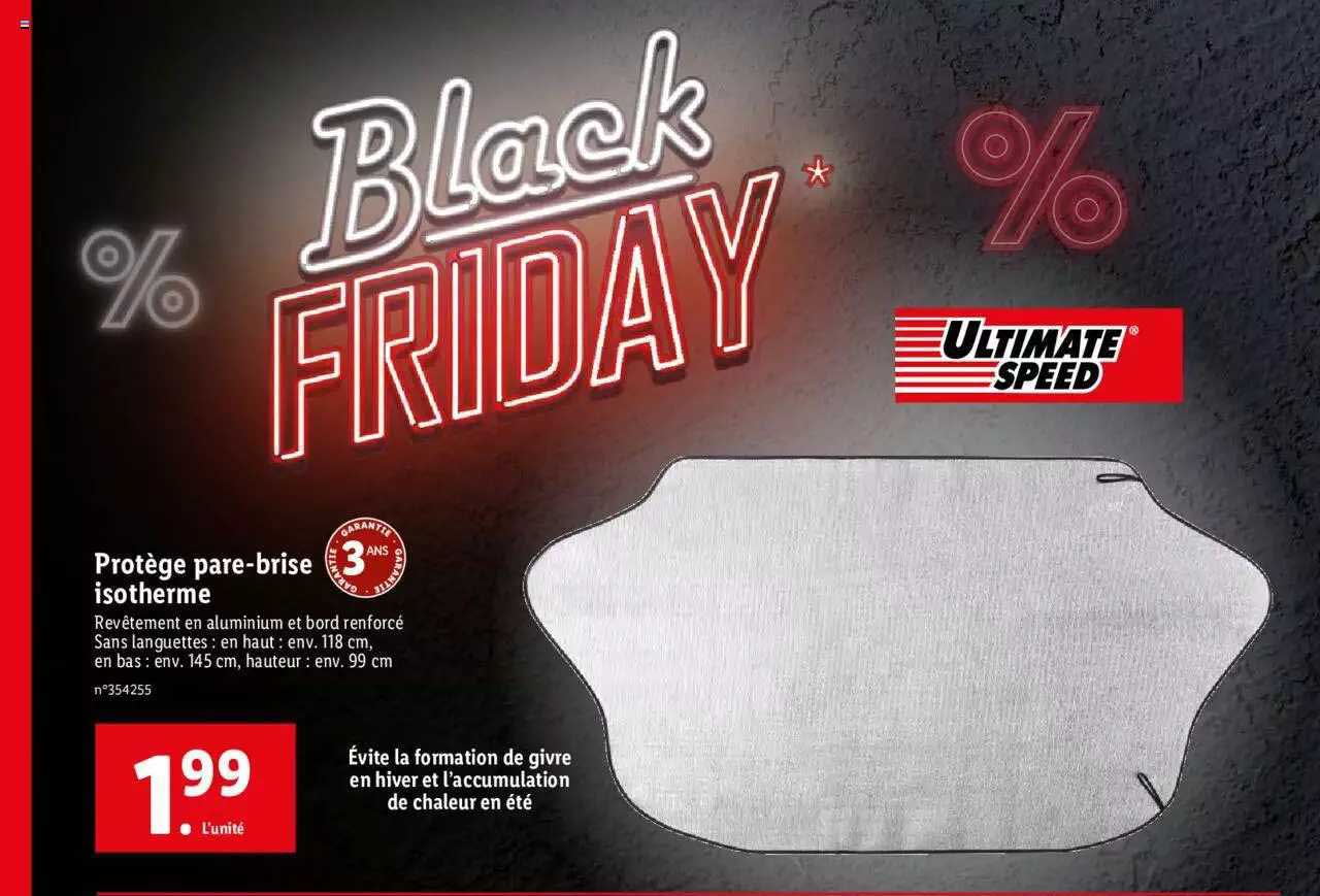 protège pare-brise isotherme ultimate speed