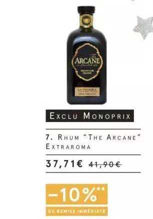 Rhum "the Arcane" Extraroma