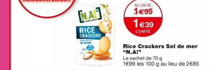 rice crackers sel de mer "n.a!"