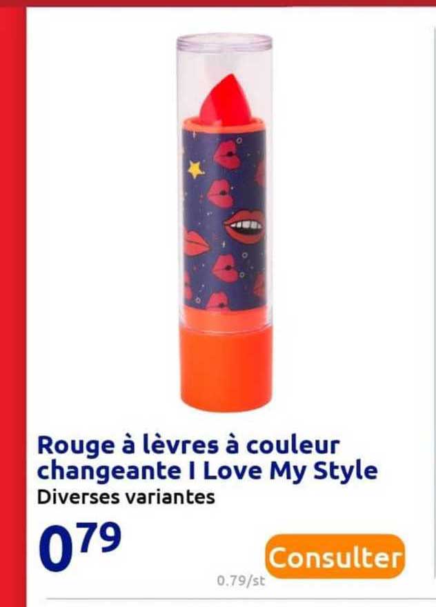 Rouge à Lèvres à Couleur Changeante I Love My Style