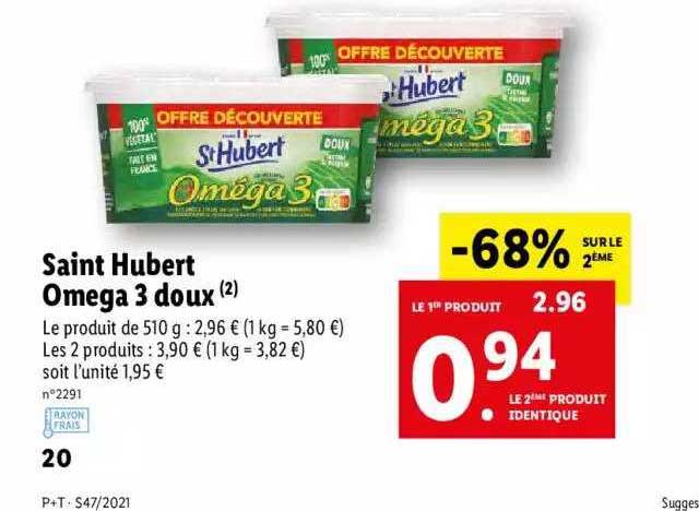 saint hubert oméga 3 doux