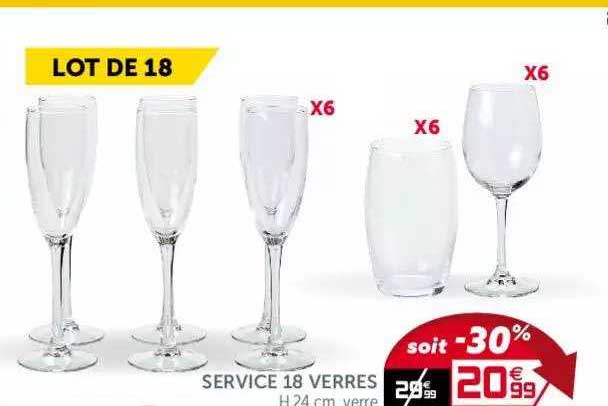 Service 18 Verres