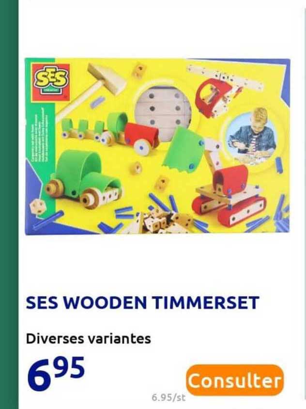 ses wooden timmerset
