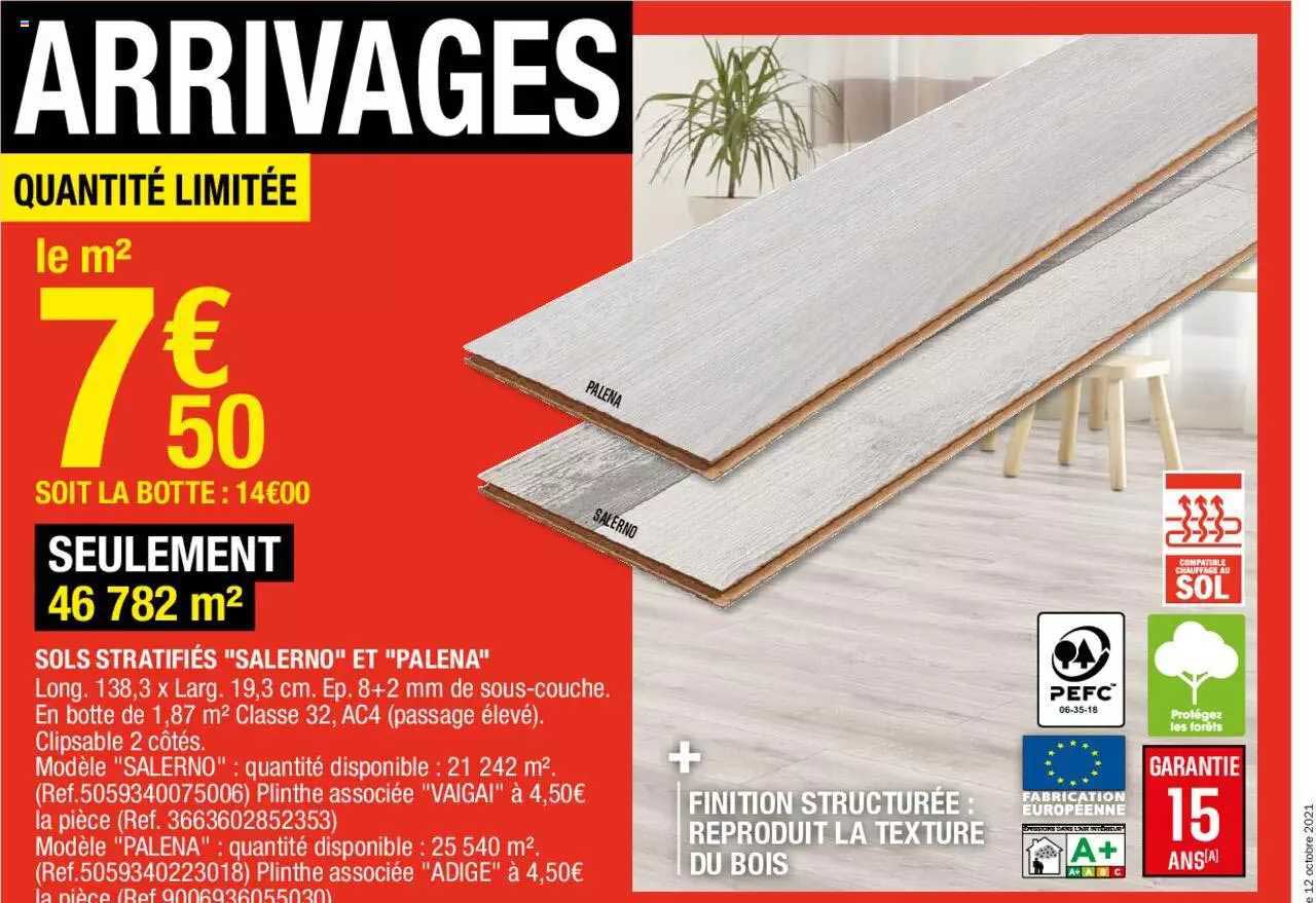 sols stratifiés "salerno" et "palena"