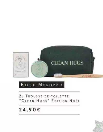trousse de toilette "clean hugs" édition noël