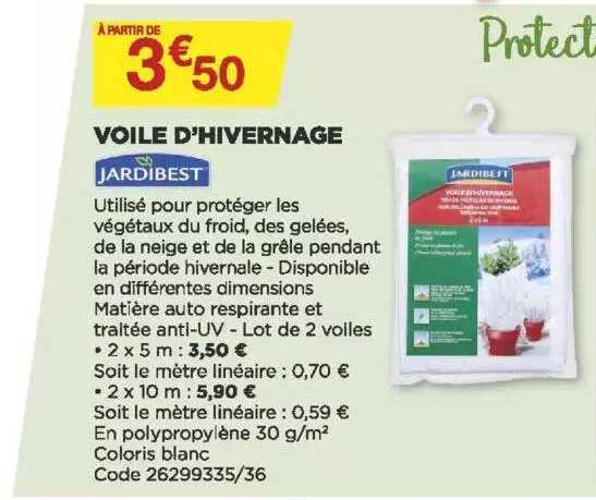 voile d'hivernage jardibest
