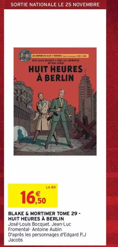blake & mortimer tome 29 - huit heures à berlin