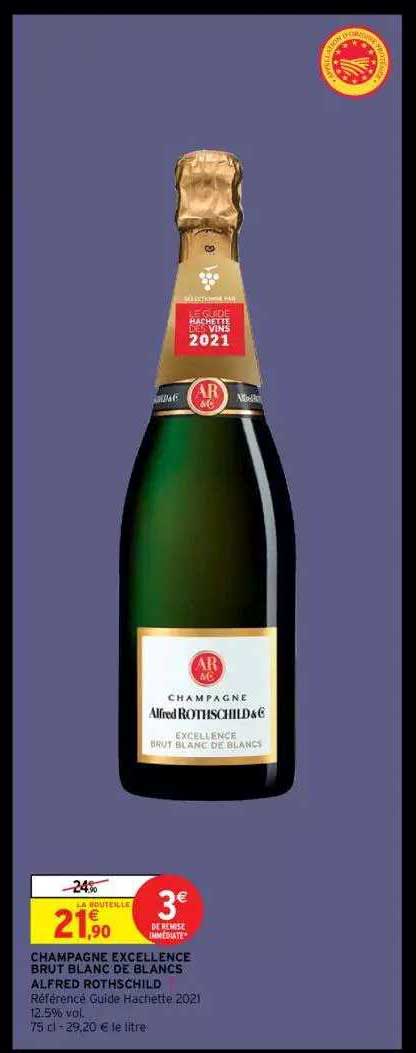 champagne excellence brut blanc de blancs alfred rothschild