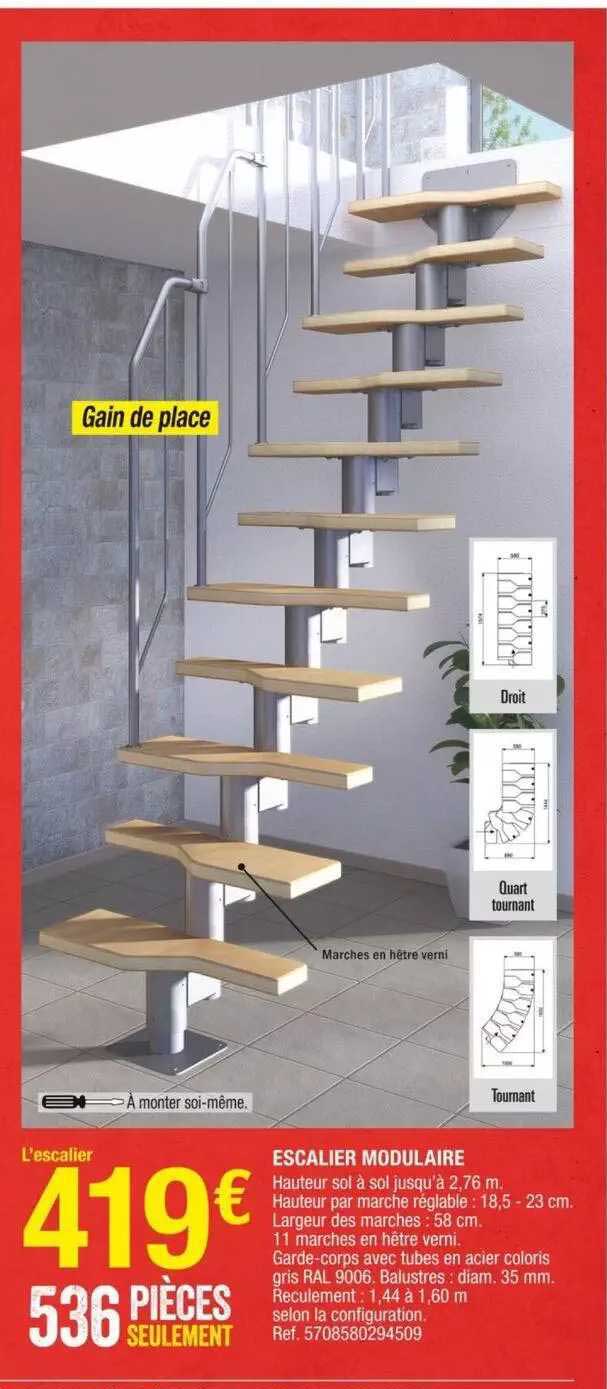 escalier modulaire