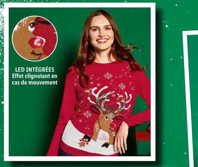 led intégrées effet clignotant en cas de mouvement