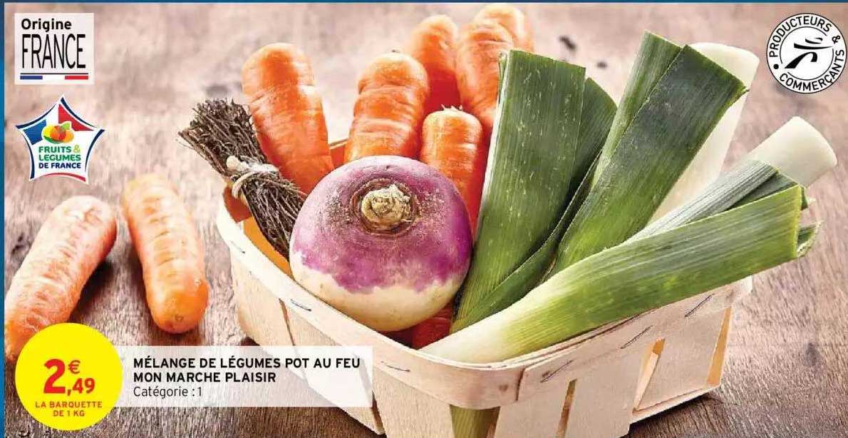 mélange de légumes pot au feu mon marché plaisir