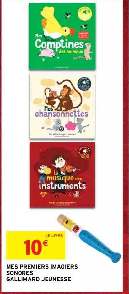 mes premiers imagiers sonores gallimard jeunesse
